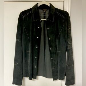 New Frontier Black Suede Jacket